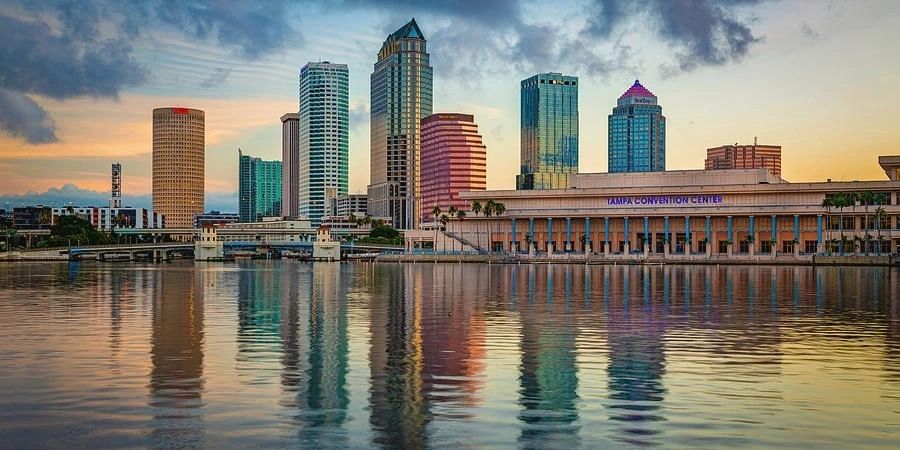 Tampa Bay skyline representing The Florida Psychiatric Center's location